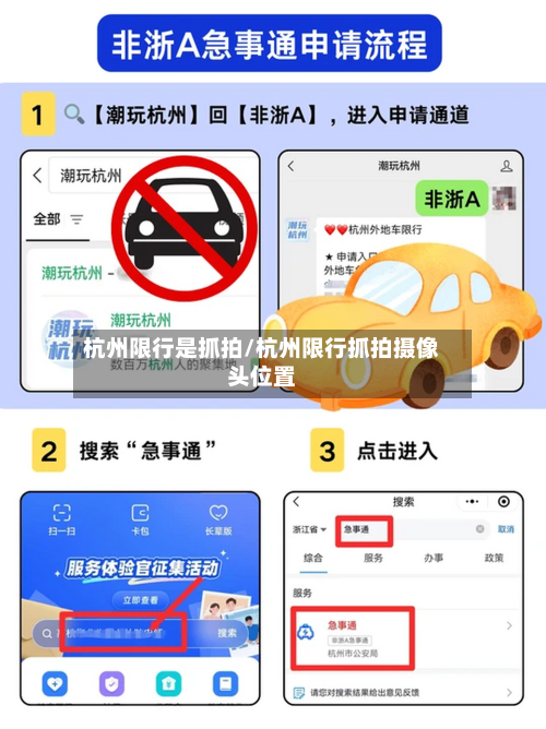 杭州限行是抓拍/杭州限行抓拍摄像头位置