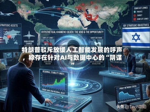 特朗普驳斥放缓人工智能发展的呼声，称存在针对AI与数据中心的“阴谋”