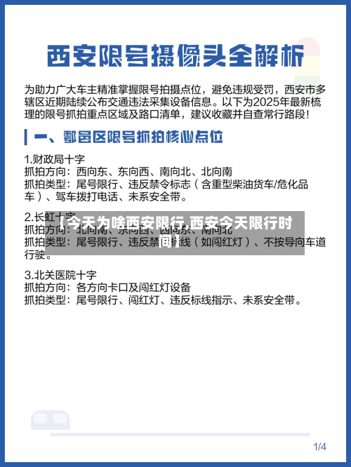 【今天为啥西安限行,西安今天限行时间】-第3张图片