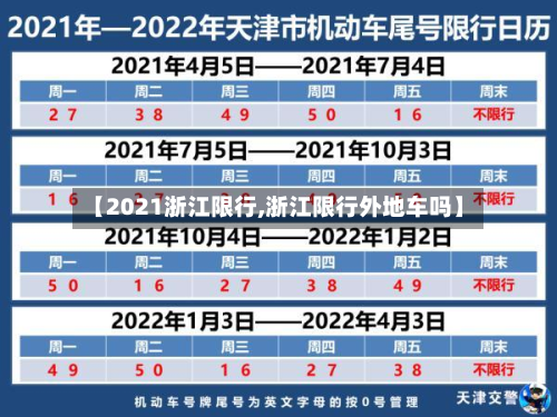 【2021浙江限行,浙江限行外地车吗】-第3张图片