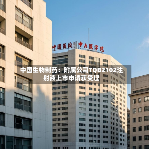 中国生物制药:附属公司TQB2102注射液上市申请获受理-第2张图片