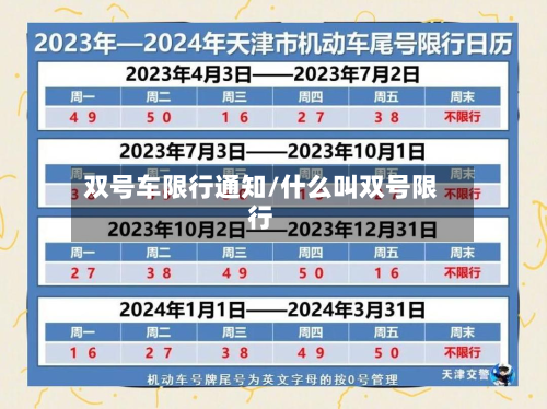 双号车限行通知/什么叫双号限行-第2张图片