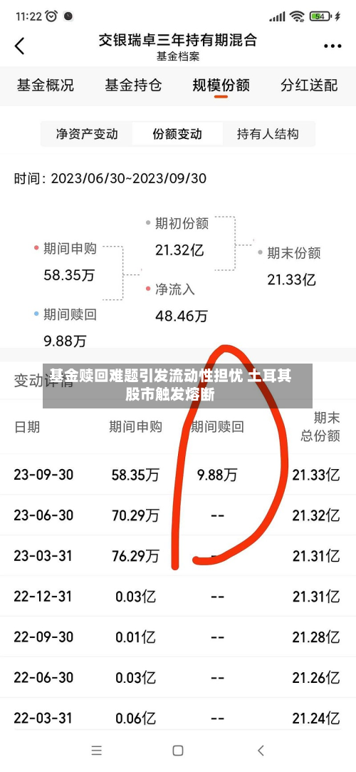 基金赎回难题引发流动性担忧 土耳其股市触发熔断-第2张图片