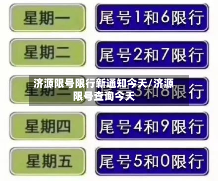 济源限号限行新通知今天/济源限号查询今天