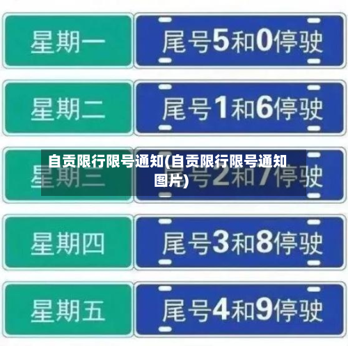 自贡限行限号通知(自贡限行限号通知图片)-第3张图片
