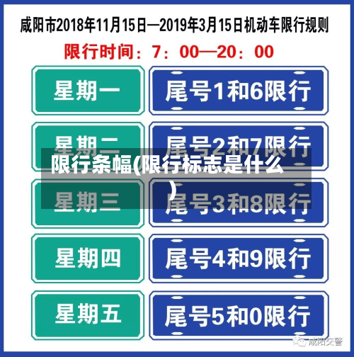 限行条幅(限行标志是什么)-第2张图片