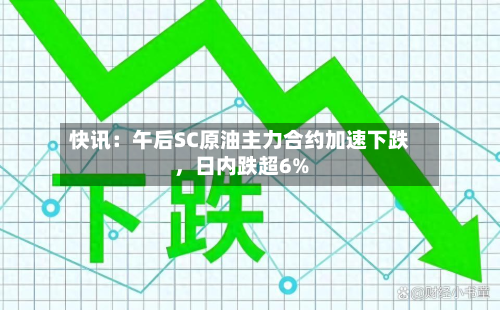 快讯：午后SC原油主力合约加速下跌，日内跌超6%-第2张图片