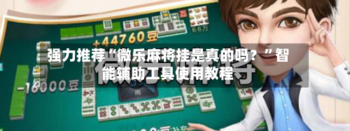 强力推荐“微乐麻将挂是真的吗？	”智能辅助工具使用教程-第2张图片