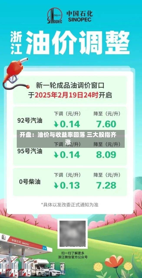 开盘：油价与收益率回落 三大股指齐涨-第3张图片