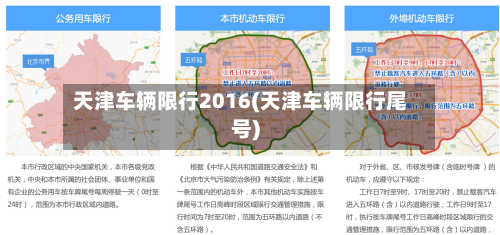 天津车辆限行2016(天津车辆限行尾号)
