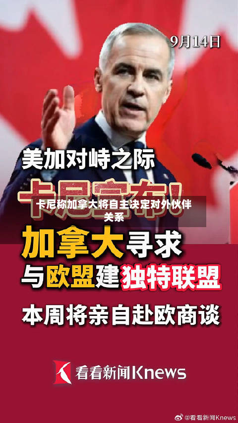 卡尼称加拿大将自主决定对外伙伴关系-第2张图片