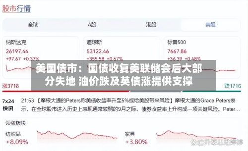 美国债市:国债收复美联储会后大部分失地 油价跌及英债涨提供支撑-第2张图片