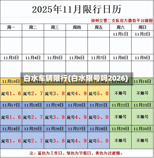 白水车辆限行(白水限号吗2026)