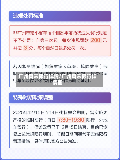 广州周末限行详情/广州周末限行详情图-第2张图片