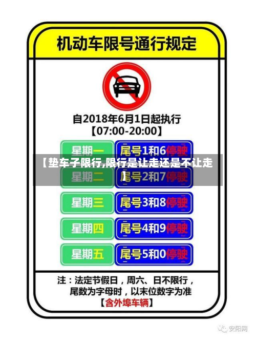 【垫车子限行,限行是让走还是不让走】-第2张图片