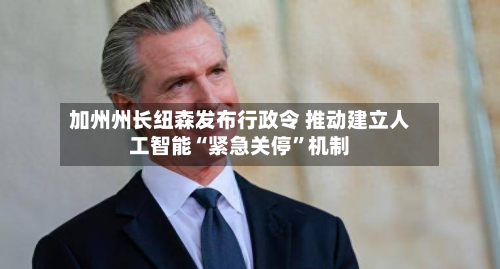 加州州长纽森发布行政令 推动建立人工智能“紧急关停”机制-第2张图片