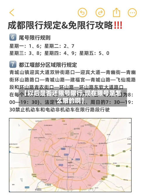 【以后是否还限号限行,现在限号是怎么限的啊】