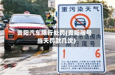 贵阳汽车限行处罚(贵阳限号当天罚款几次)