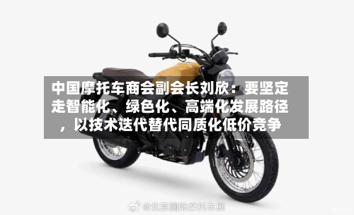 中国摩托车商会副会长刘欣：要坚定走智能化、绿色化、高端化发展路径，以技术迭代替代同质化低价竞争-第2张图片