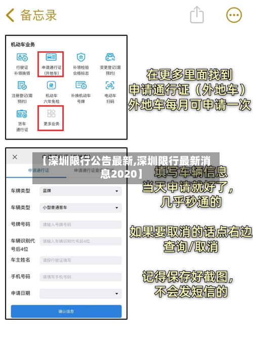 【深圳限行公告最新,深圳限行最新消息2020】-第2张图片