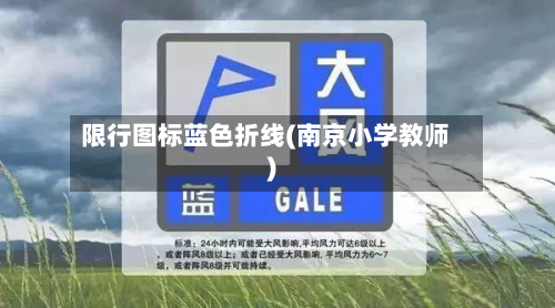 限行图标蓝色折线(南京小学教师)