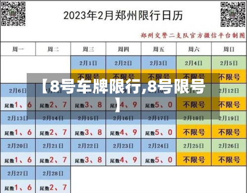【8号车牌限行,8号限号】