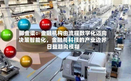 郦金梁：金融机构由流程数字化迈向决策智能化，金融与科技的产业边界日益趋向模糊-第3张图片