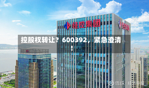 控股权转让？600392，紧急澄清！