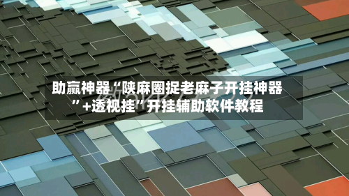 助赢神器“陕麻圈捉老麻子开挂神器	”+透视挂”开挂辅助软件教程-第3张图片