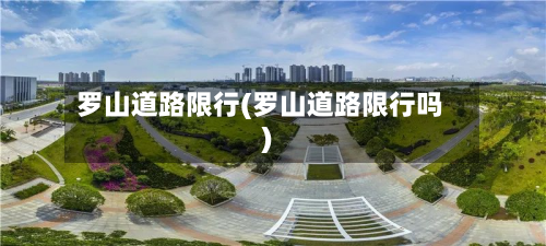 罗山道路限行(罗山道路限行吗)-第2张图片