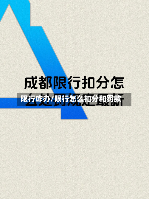 限行咋办/限行怎么扣分和罚款-第3张图片