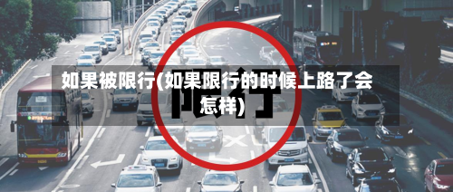 如果被限行(如果限行的时候上路了会怎样)-第2张图片