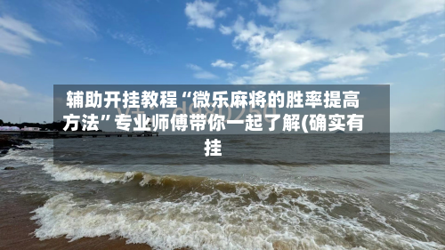 辅助开挂教程“微乐麻将的胜率提高方法”专业师傅带你一起了解(确实有挂-第2张图片