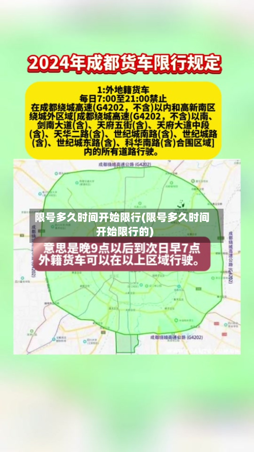 限号多久时间开始限行(限号多久时间开始限行的)-第2张图片