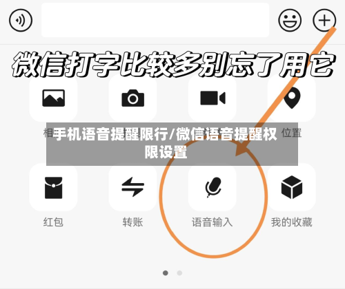 手机语音提醒限行/微信语音提醒权限设置-第2张图片