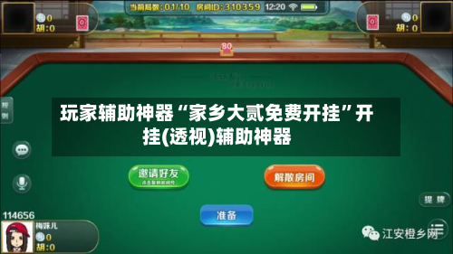 玩家辅助神器“家乡大贰免费开挂”开挂(透视)辅助神器