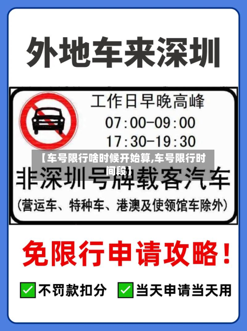 【车号限行啥时候开始算,车号限行时间段】-第1张图片