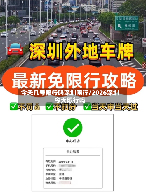 今天几号限行吗深圳限行/2026深圳今天限行吗