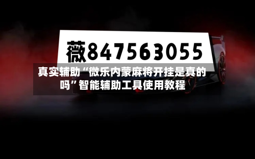 真实辅助“微乐内蒙麻将开挂是真的吗	”智能辅助工具使用教程-第3张图片