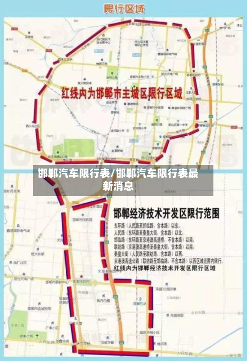 邯郸汽车限行表/邯郸汽车限行表最新消息-第3张图片