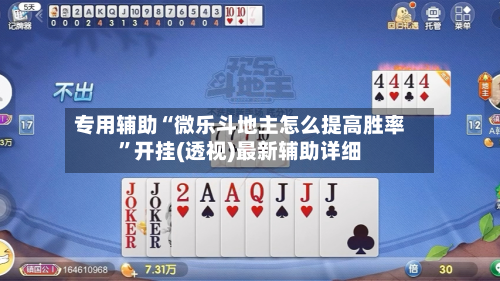 专用辅助“微乐斗地主怎么提高胜率”开挂(透视)最新辅助详细-第3张图片