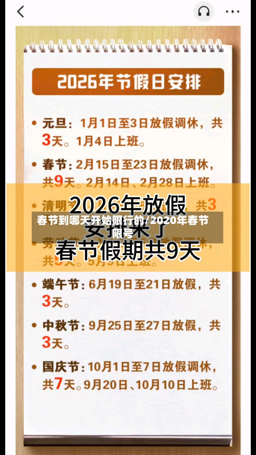 春节到哪天开始限行的/2020年春节限号