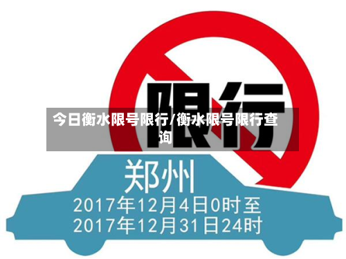 今日衡水限号限行/衡水限号限行查询-第2张图片