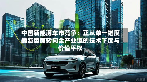 中国新能源车市竞争:正从单一维度的费用
战,全面转向全产业链的技术下沉与价值平权