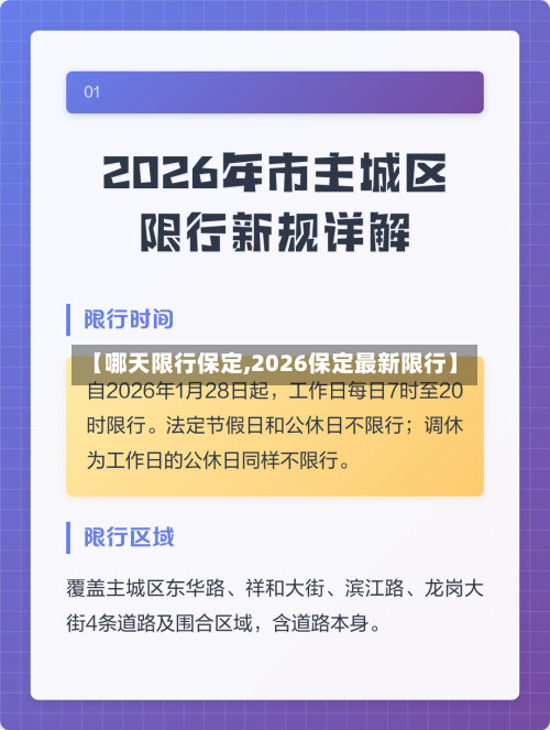 【哪天限行保定,2026保定最新限行】-第3张图片