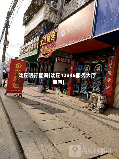 沈丘限行查询(沈丘12345服务大厅询问)