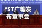 *ST广糖发布董事会选举公告 孙文思当选公司董事长-第2张图片