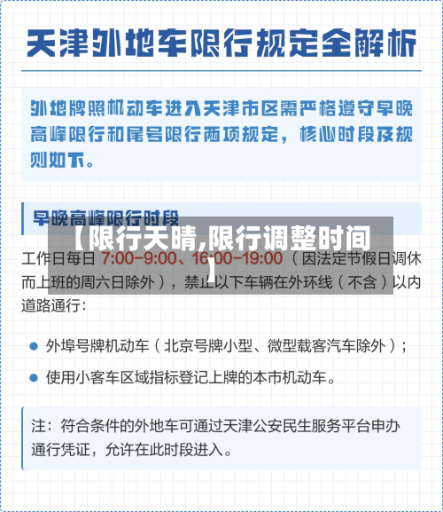 【限行天晴,限行调整时间】-第2张图片