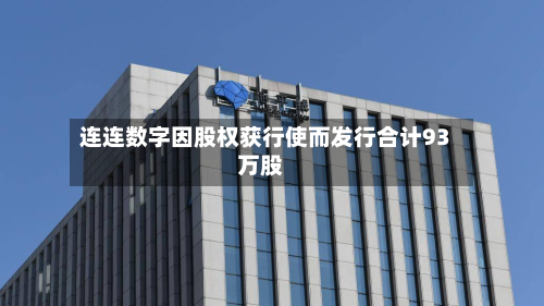 连连数字因股权获行使而发行合计93万股-第1张图片