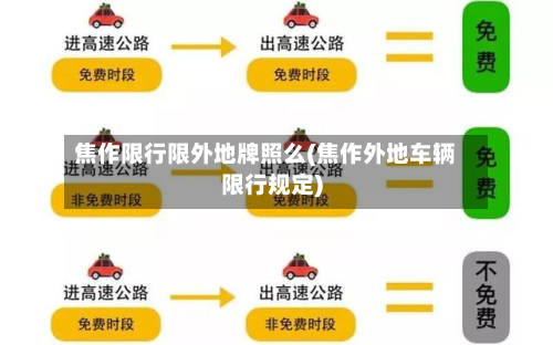 焦作限行限外地牌照么(焦作外地车辆限行规定)